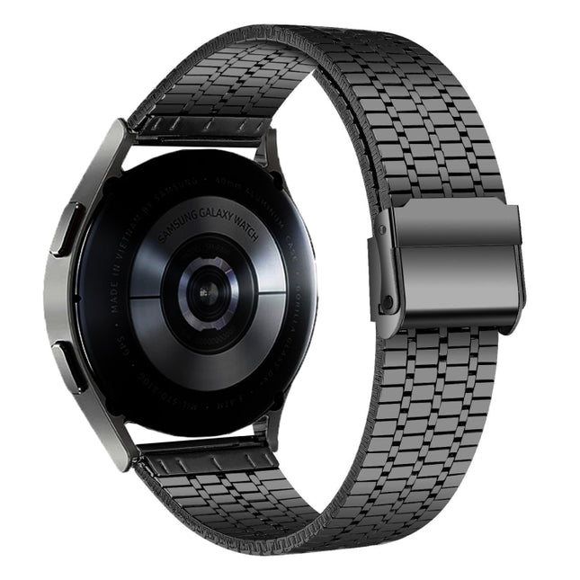 20mm Universal Seven-bead Stainless Steel Watch Band, 20mm