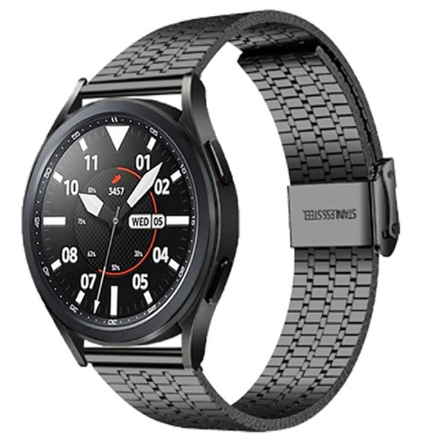20mm Universal Seven-bead Stainless Steel Watch Band, 20mm