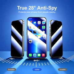 JOYROOM 2.5D - Película de vidrio templado con borde negro para privacidad y serigrafía completa, para iPhone 14, para iPhone 14 Plus, para iPhone 14 Pro, para iPhone 14 Pro Max