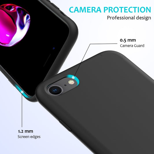 Funda protectora suave de silicona de cobertura total a prueba de golpes para iPhone SE 2022/SE 2020