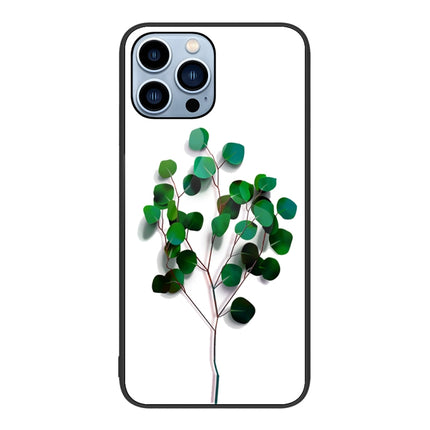 Colorful Painted Glass Phone Case, For iPhone 14 Pro