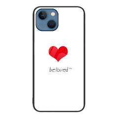 Colorful Painted Glass Phone Case, For iPhone 14 Plus