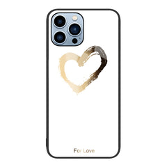 Colorful Painted Glass Phone Case, For iPhone 13 Pro Max