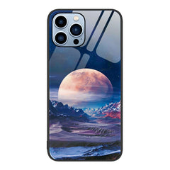 Colorful Painted Glass Phone Case, For iPhone 13 Pro Max