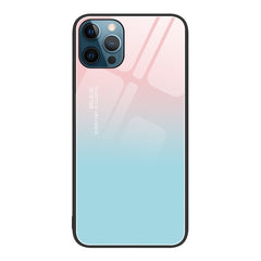 Colorful Painted Glass Phone Case, For iPhone 12 Pro Max