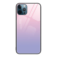 Colorful Painted Glass Phone Case, For iPhone 12 Pro Max