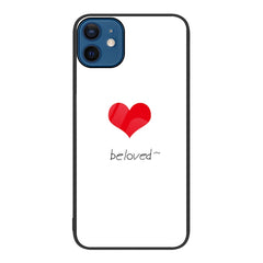 Colorful Painted Glass Phone Case, For iPhone 12 / 12 Pro