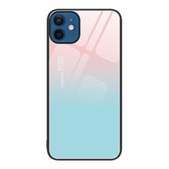 Colorful Painted Glass Phone Case, For iPhone 12 / 12 Pro