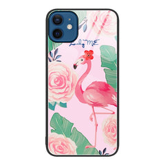 Colorful Painted Glass Phone Case, For iPhone 12 / 12 Pro