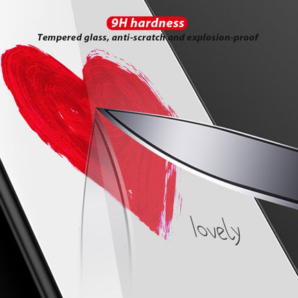 Colorful Painted Glass Phone Case, For iPhone 12 / 12 Pro