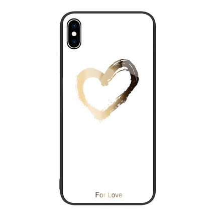 Colorful Painted Glass Phone Case, For iPhone XS Max