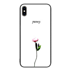 Colorful Painted Glass Phone Case, For iPhone XS Max
