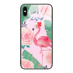 Colorful Painted Glass Phone Case, For iPhone XS Max