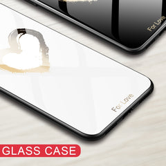Colorful Painted Glass Phone Case, For iPhone XS Max