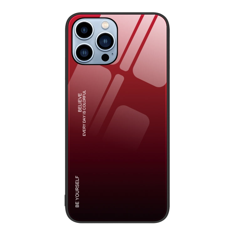 Gradient Color Glass Case, For iPhone 14 Pro Max, For iPhone 14 Pro, For iPhone 14