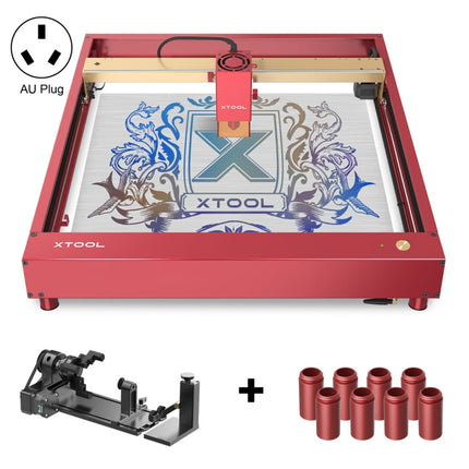 XTOOL D1 Pro-20W High Accuracy DIY Laser Engraving & Cutting Machine + Rotary Attachment + Raiser Kit
