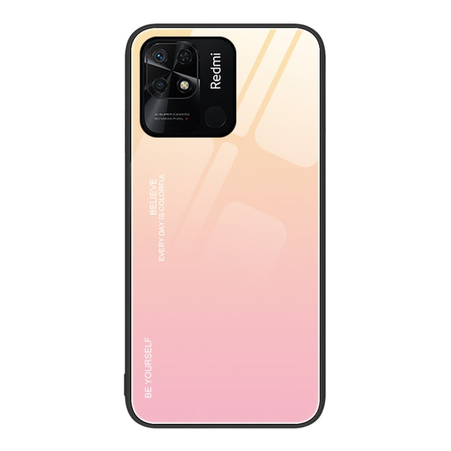 Gradient Color Glass Case, For Xiaomi Redmi 10C, For Xiaomi Redmi Note 11 5G/Poco M4 Pro, For Xiaomi Redmi K40S