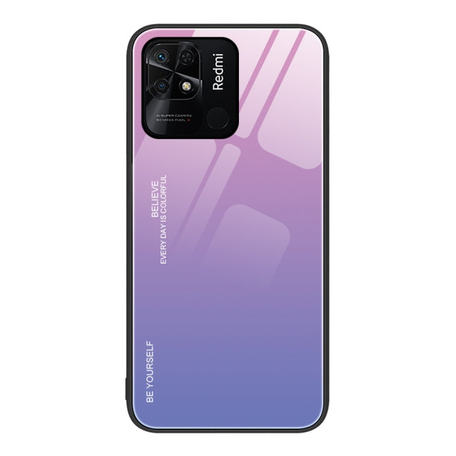 Gradient Color Glass Case, For Xiaomi Redmi 10C, For Xiaomi Redmi Note 11 5G/Poco M4 Pro, For Xiaomi Redmi K40S