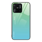 For Xiaomi Redmi 10C / Green to Cyan