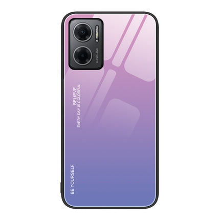 Gradient Color Glass Case, For Xiaomi Redmi Note 11E, For Xiaomi Redmi Note 11T Pro, For Xiaomi Poco X4 Pro 5G