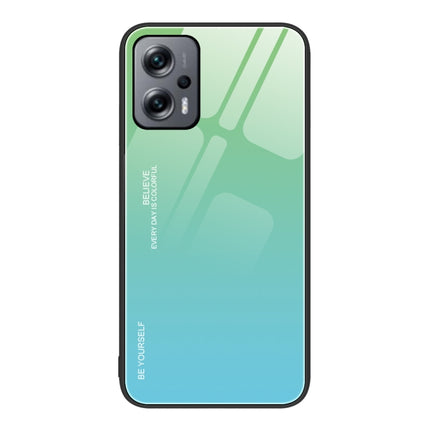 Gradient Color Glass Case, For Xiaomi Redmi Note 11E, For Xiaomi Redmi Note 11T Pro, For Xiaomi Poco X4 Pro 5G