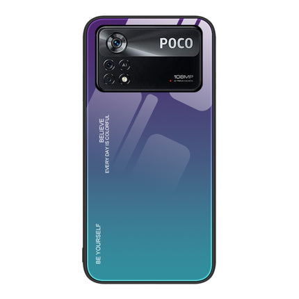 Gradient Color Glass Case, For Xiaomi Redmi Note 11E, For Xiaomi Redmi Note 11T Pro, For Xiaomi Poco X4 Pro 5G