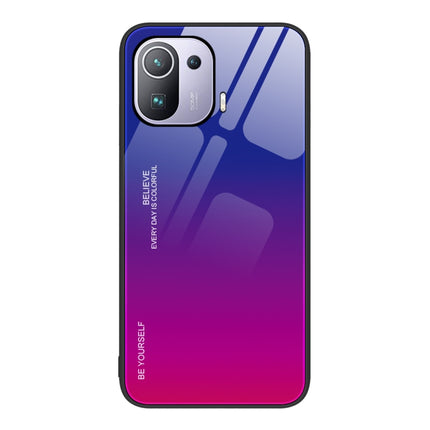 Gradient Color Glass Case, For Xiaomi Mi 11 Pro, For Xiaomi Mi 11 Ultra, For Xiaomi 12 Pro