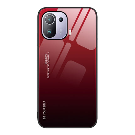 Gradient Color Glass Case, For Xiaomi Mi 11 Pro, For Xiaomi Mi 11 Ultra, For Xiaomi 12 Pro