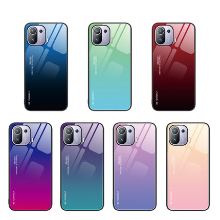 Gradient Color Glass Case, For Xiaomi Mi 11 Pro, For Xiaomi Mi 11 Ultra, For Xiaomi 12 Pro