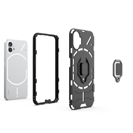 PC + TPU Shockproof Protective Phone Case with Magnetic Ring Holder, For Nothing Phone 1