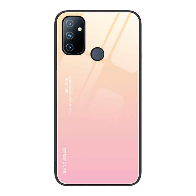 Gradient Color Glass Case, For OnePlus Nord N100, For OnePlus 10 Pro, For OnePlus Nord 2 5G