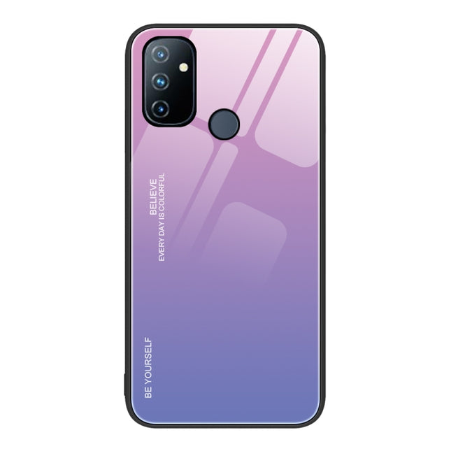 Gradient Color Glass Case, For OnePlus Nord N100, For OnePlus 10 Pro, For OnePlus Nord 2 5G
