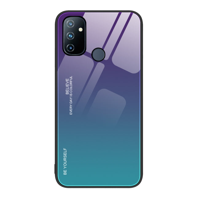 Gradient Color Glass Case, For OnePlus Nord N100, For OnePlus 10 Pro, For OnePlus Nord 2 5G