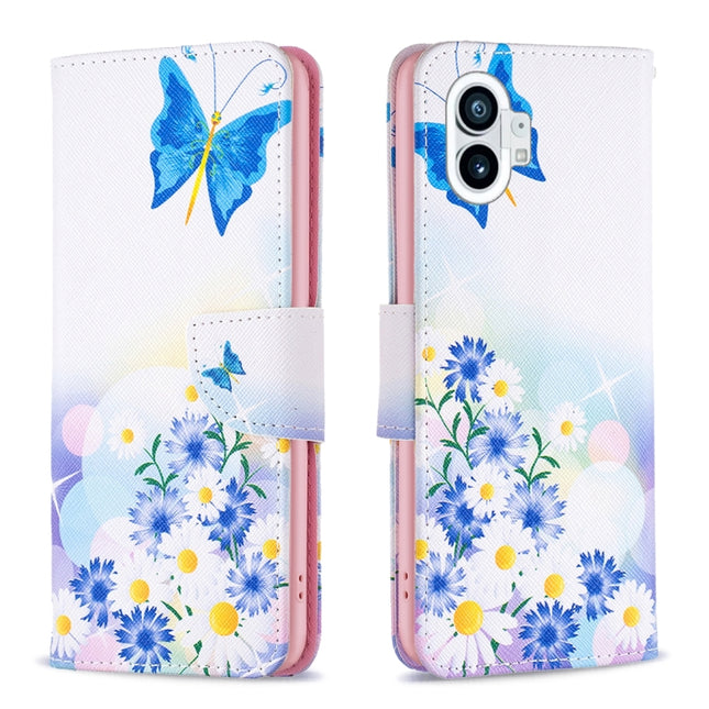 Colored Drawing Pattern Leather Phone Case, For Motorola Moto G42 4G, For Motorola Moto G62, For Nothing Phone 1