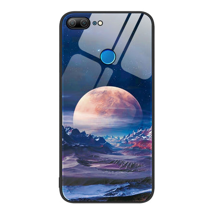 Colorful Painted Glass Phone Case, For Honor 9 Lite