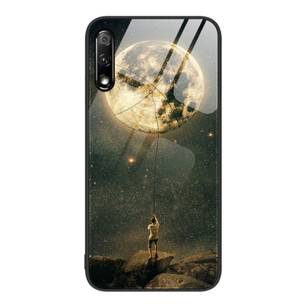 Colorful Painted Glass Phone Case, For Honor 9X