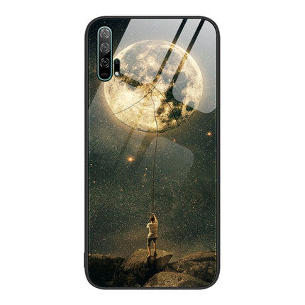 Colorful Painted Glass Phone Case, For Honor 20 Pro