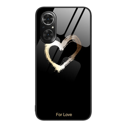 Colorful Painted Glass Phone Case, For Honor 50 SE