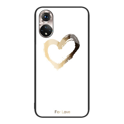Colorful Painted Glass Phone Case, For Honor 50