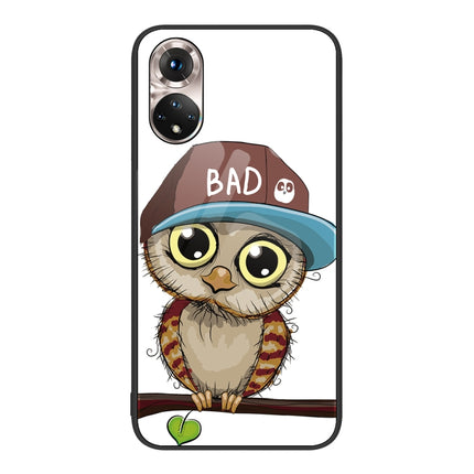 Colorful Painted Glass Phone Case, For Honor 50