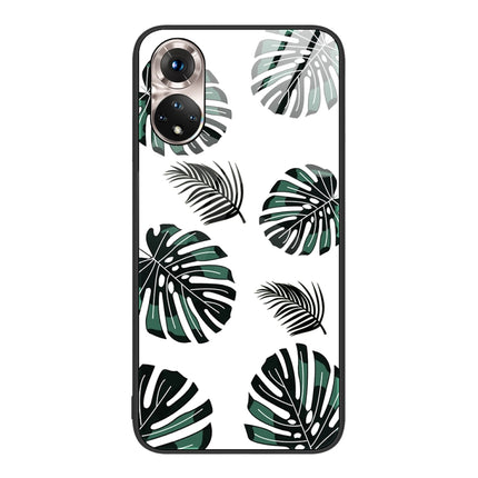Colorful Painted Glass Phone Case, For Honor 50