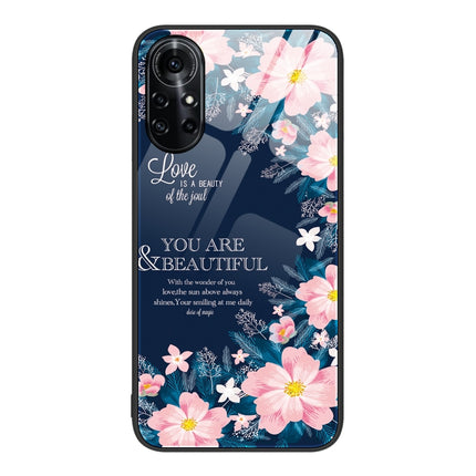 Colorful Painted Glass Phone Case, For Huawei nova 8 Pro 4G