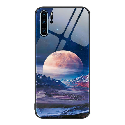 Colorful Painted Glass Phone Case, For Huawei P30 Pro