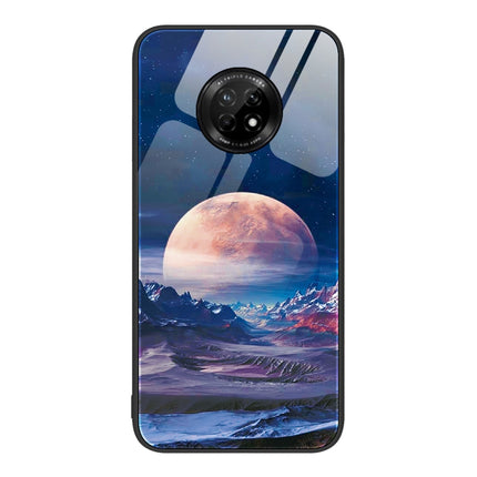 Colorful Painted Glass Phone Case, For Huawei Enjoy 20 Plus 5G