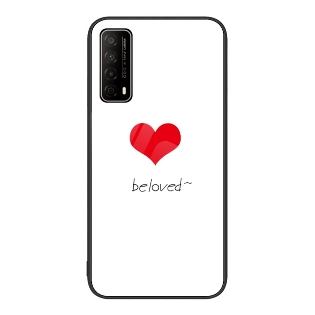 Colorful Painted Glass Phone Case, For Huawei Enjoy 20 SE