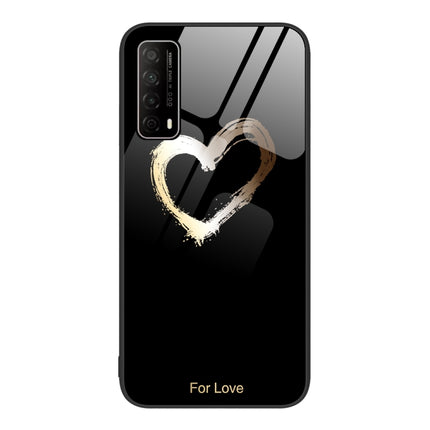 Colorful Painted Glass Phone Case, For Huawei Enjoy 20 SE
