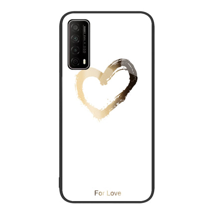 Colorful Painted Glass Phone Case, For Huawei Enjoy 20 SE