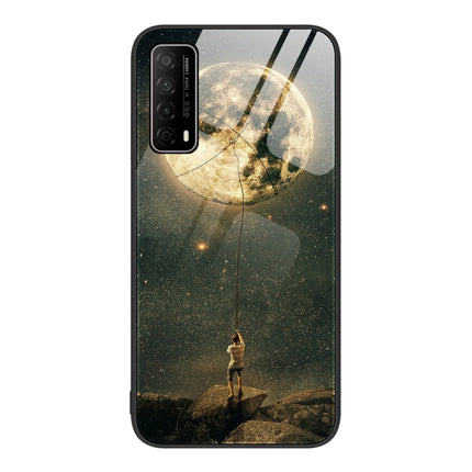 Colorful Painted Glass Phone Case, For Huawei Enjoy 20 SE