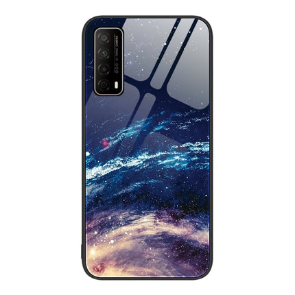Colorful Painted Glass Phone Case, For Huawei Enjoy 20 SE