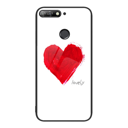 Colorful Painted Glass Phone Case, For Huawei Enjoy 8e